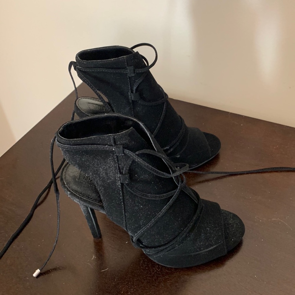 Forever 21 Black Suede Heels